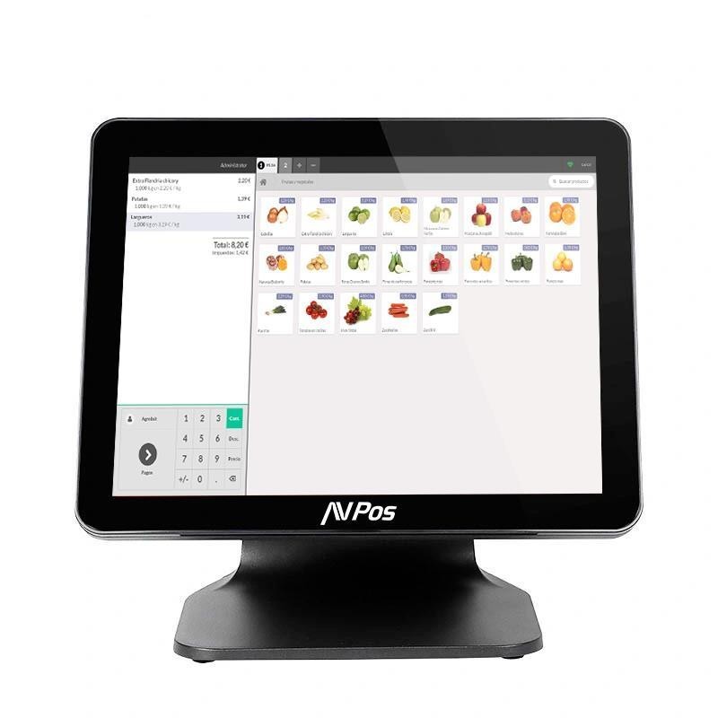 TPV AVPOS K4000 15 SLIM TACTIL N100/8GB/SSD128GB/WIFI/LAN 1000 3YR GAR