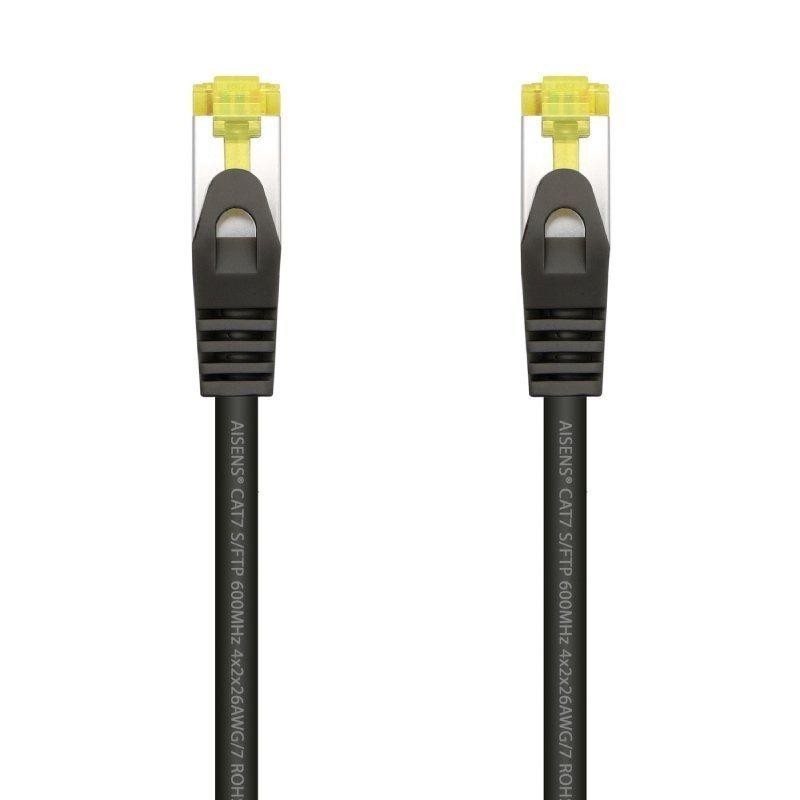 CABLE DE RED CAT.7 S/FTP 0.25M AISENS BLACK