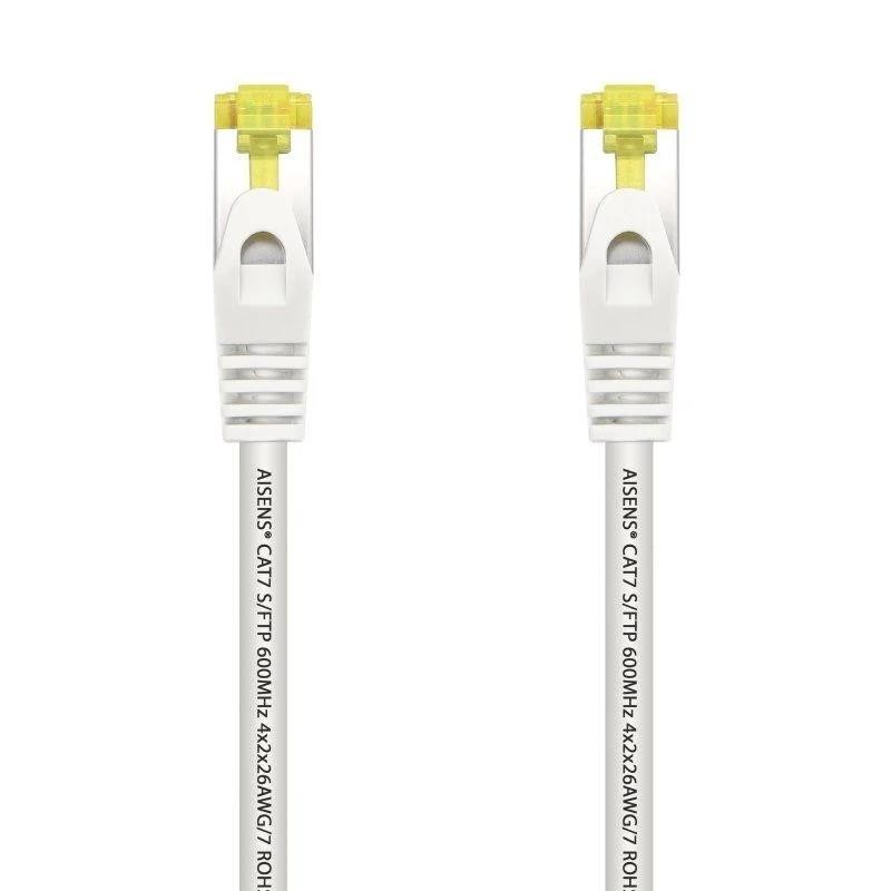 CABLE DE RED CAT.7 S/FTP 0.25M AISENS WHITE