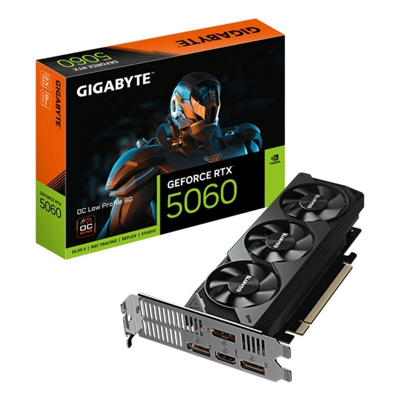 TARJETA DE VIDEO NVIDIA GIGABYTE RTX5060 OC LOW PROFILE 8GB GDDR7